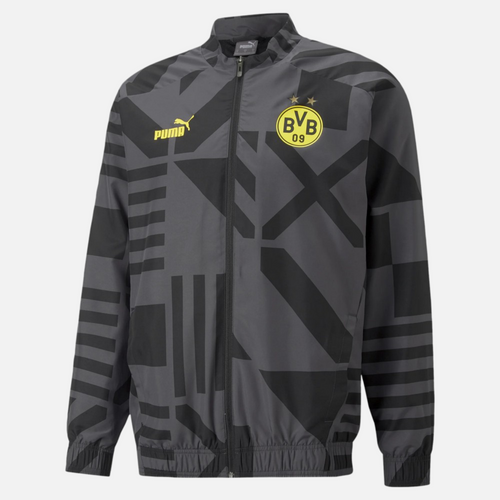 Veste de survêtement Dortmund 2022/2023 - Noir/Jaune - FootKorner Testing