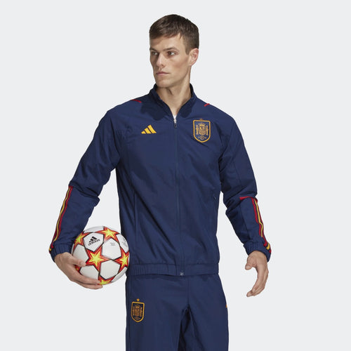 Veste de survêtement Espagne 2022 - Bleu/Rouge/orange - FootKorner Testing