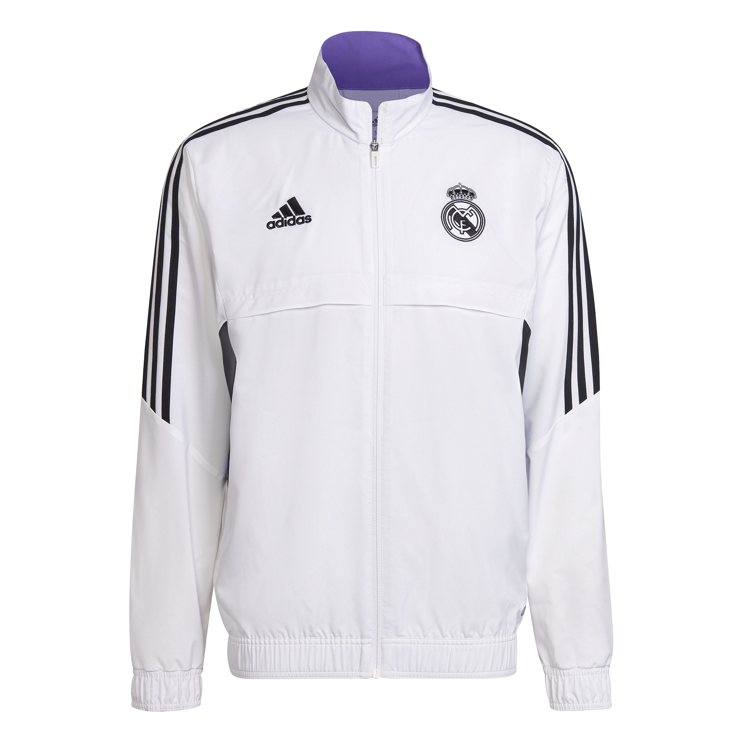 FootKorner TestingVeste de survêtement Real Madrid Condivo 2022/2023 - Blanc/Noir/Violet