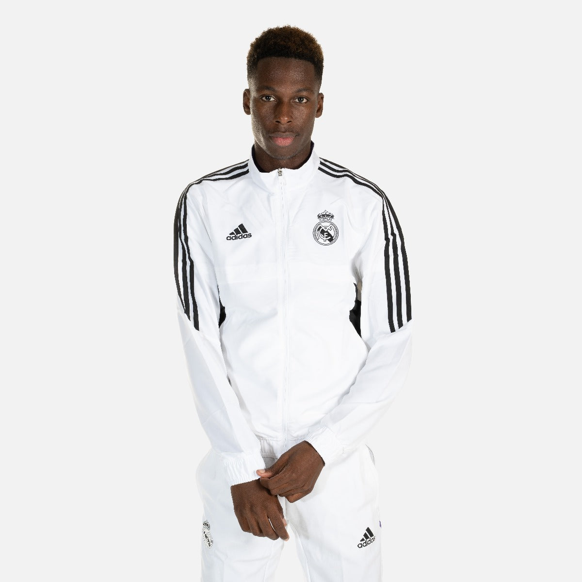 FootKorner TestingVeste de survêtement Real Madrid Condivo 2022/2023 - Blanc/Noir/Violet