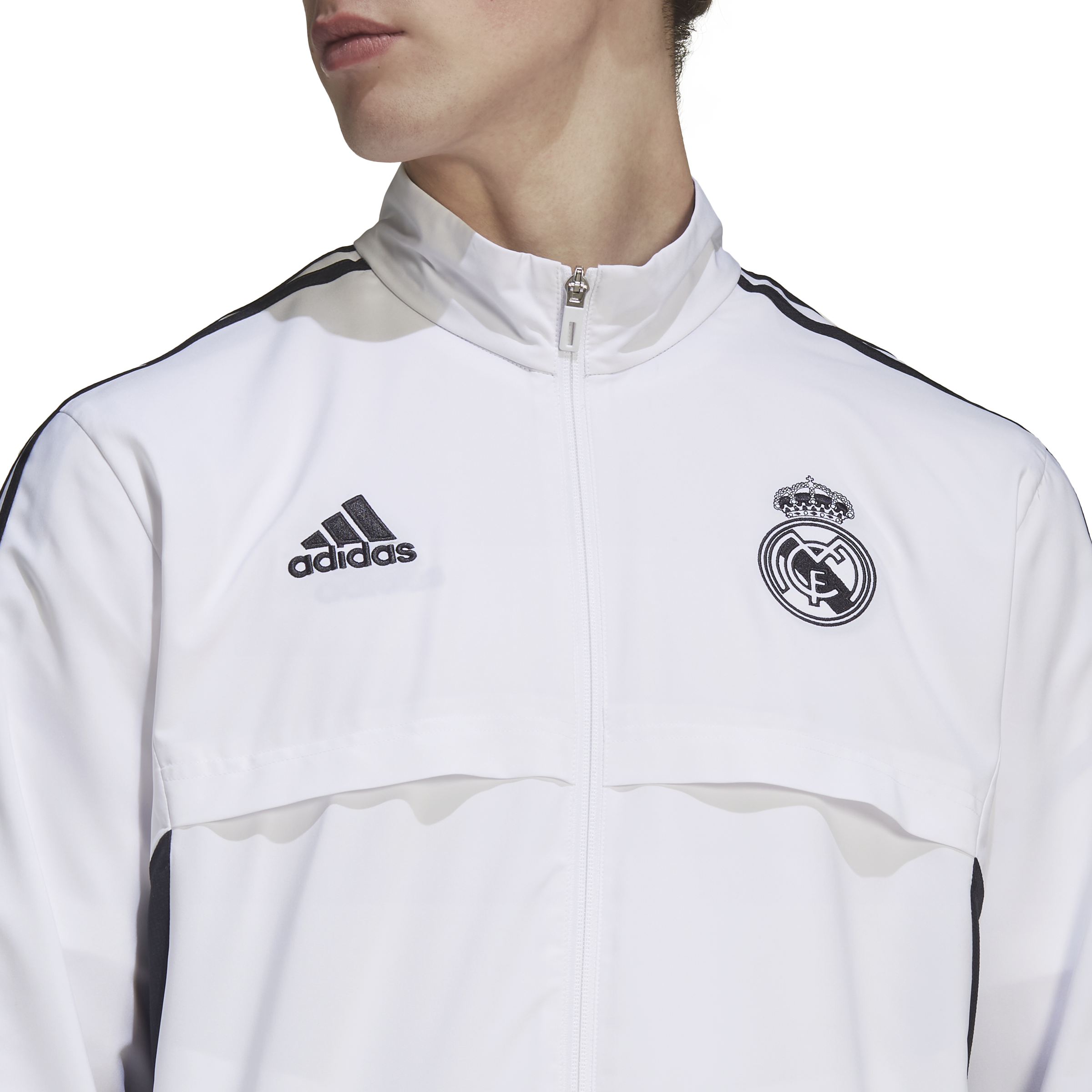 FootKorner TestingVeste de survêtement Real Madrid Condivo 2022/2023 - Blanc/Noir/Violet