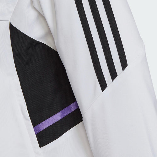 Veste de survêtement Real Madrid Condivo Junior 2022 - Blanc/Noir/Violet - FootKorner Testing