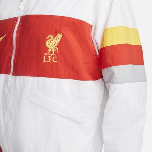 Veste tissée Liverpool 2021/2022 - Blanc/Rouge - FootKorner Testing