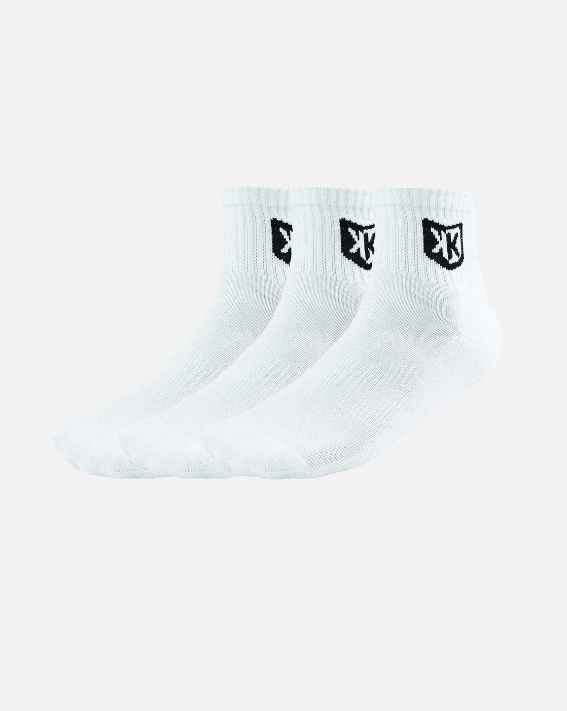 FootKorner TestingPack de 3 paires de chaussettes FK 3/4 - Blanc