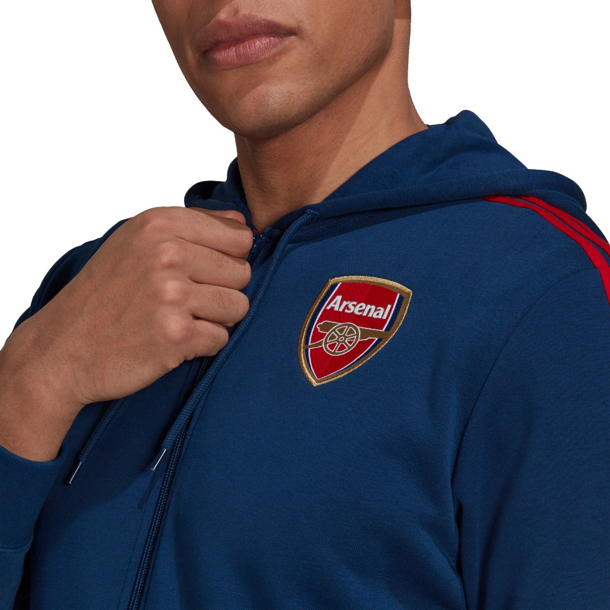 FootKorner TestingVeste Capuche Arsenal 2021/2022 - Bleu/Rouge
