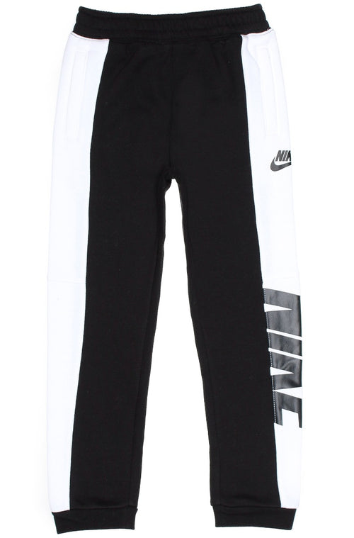 Pantalon Nike Sportswear Ampliffy Enfant - Noir/Blanc - FootKorner Testing