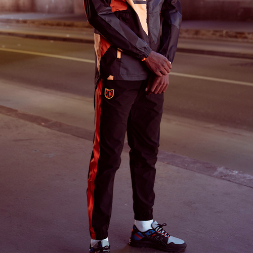 Pantalon FK AWK - Noir/Orange - FootKorner Testing