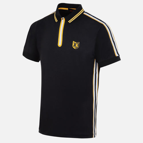 Polo FK Teams - Nero/Bianco/Giallo - FootKorner Testing